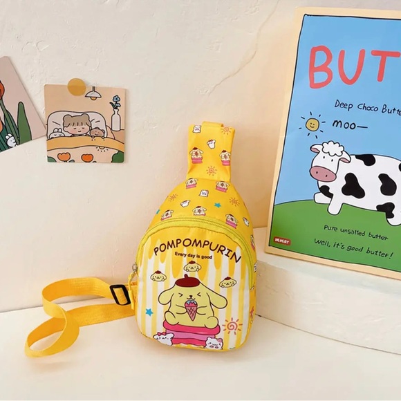 Adorable Kawaii Sanrio Children's Chest Bag - Tiny Backpack - Picture 3 of 15